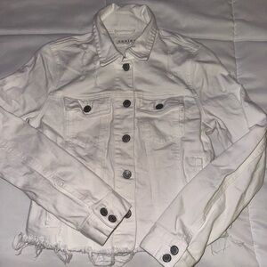 Eunina White Denim Jacket